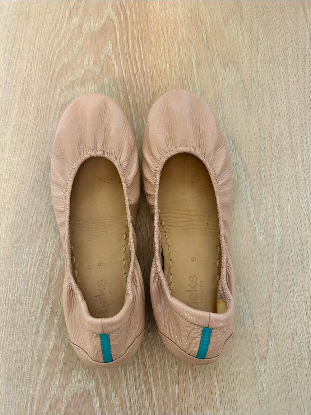 Women's Ballet Flats in Blush Pink